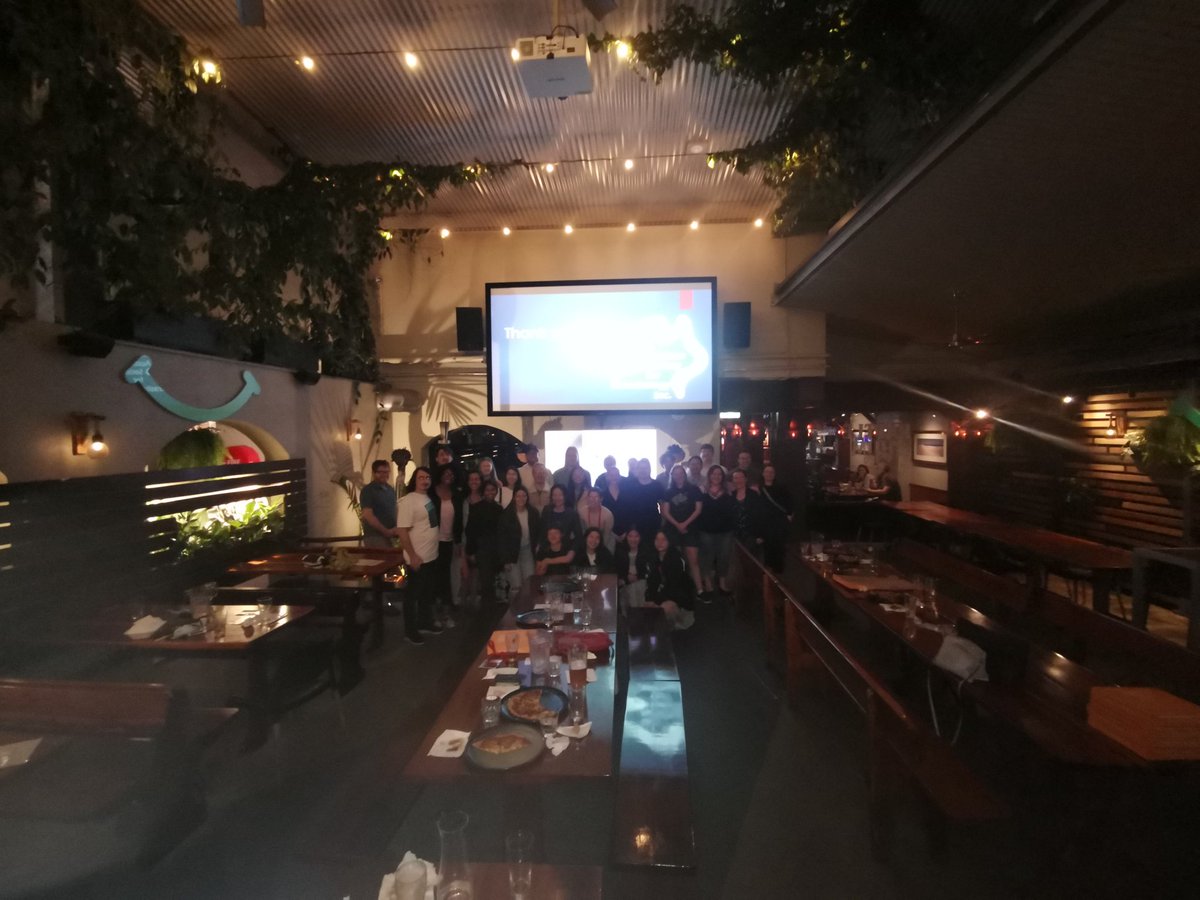 NarelleDybing's tweet photo. #day2 of #2022asp went off with a bang, and ended with a great student and #ECR trivia night. Yay for #parasquad scoring 100%
Thanks @AS_Para and volunteers for organising the night https://t.co/42Jd5NQg6H