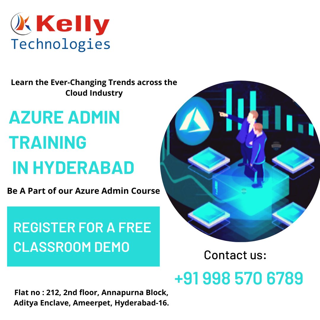 KellyTechno_adm's tweet photo. Boost Your Salary by up to 26% with Azure Admin Certification
Register For a Free Classroom Demo on Session at Kelly Technologies
For More:
https://t.co/AbUjU0lExm
For More:
https://t.co/yZrcuI2Mhm
#AzureAdminTraining #AzureAdminCourse #Hyderabad https://t.co/8EyowHc9fL