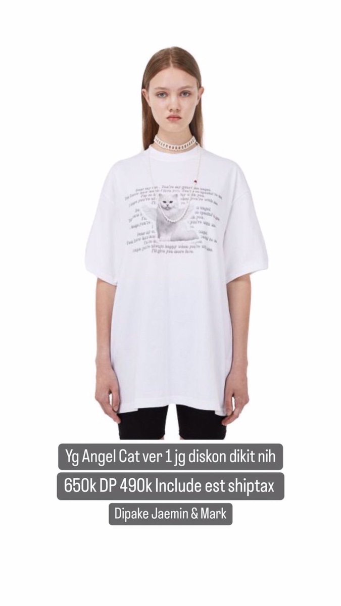 _cltitipdong_'s tweet photo. ITZAVIBE Angel Cat Ver 1 [white / grey]
Mark NCT Dream
Jaemin NCT Dream

Now 650.000 DP 490.000
Sale Price from 725.000
✅ Include est shiptax
📍Jogja
DM for info / order https://t.co/tNjy0KYdcP