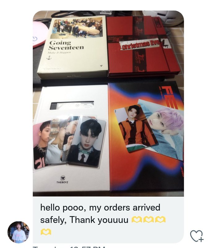 BoosKworld's tweet photo. #BoosFeedback
Thank u so much for trusting ^^ May natitirang stocks pa dito ubusin nyo na plssss 🤗 https://t.co/U7RU5FaeLk