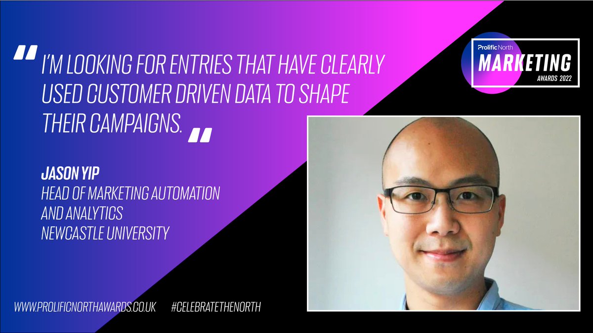 ProlificNorth's tweet image. Judges tip: the power of data driven insights is key to creating a strong entry! Read more about our judging criteria and get your entries in for this year's Prolific North Marketing Awards. Thanks @jasonyip for the excellent advice!

ow.ly/tVrL50JNEaM