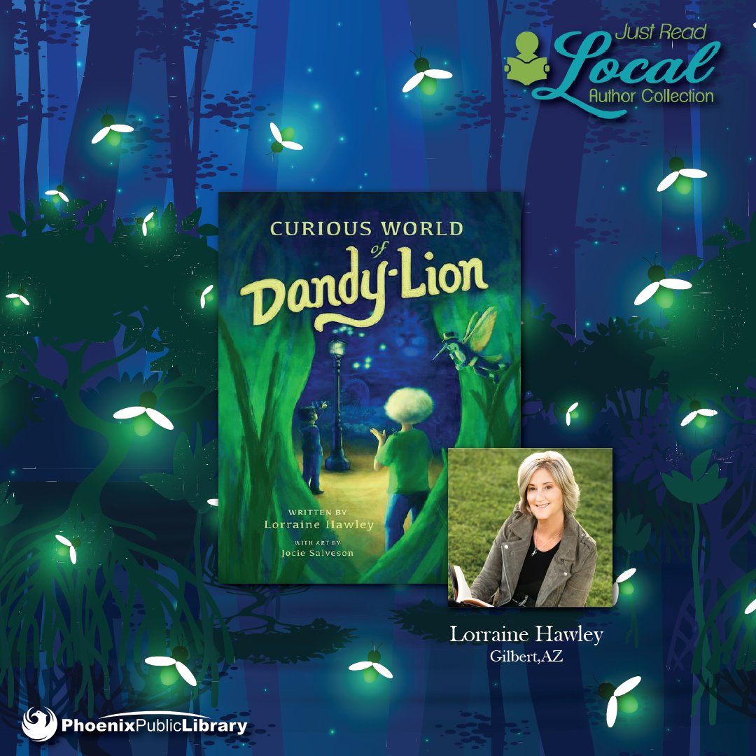 PhxLibrary's tweet photo. The #JustReadLocalAuthorCollection is a curated collection of the best writing from #ArizonaAuthors. π΅π Discover "Curious World of Dandy-Lion" by #LorraineHawley. Learn more: https://t.co/v8stVMW5CM @dreaminofanovel #JustReadPPL https://t.co/4UUAfDeROg