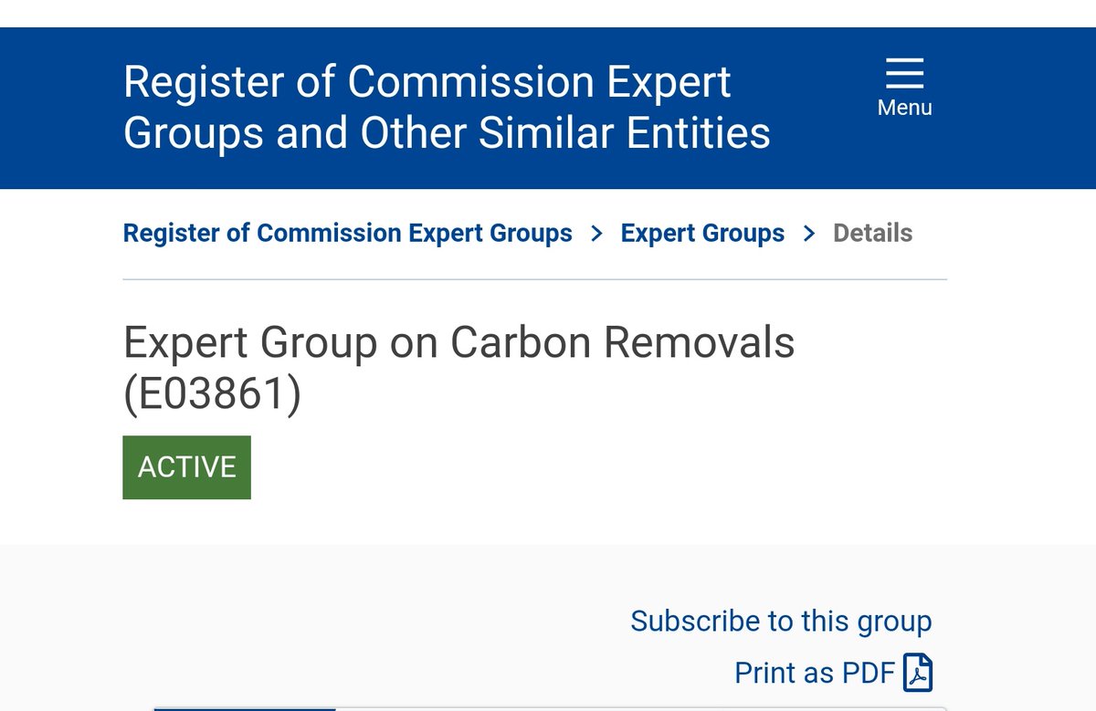 EveTamme's tweet photo. The EU is looking for experts to join the #carbonremoval Expert Group. 

Here is the long-awaited call for applications by @EUClimateAction:
https://t.co/s0PYFBwviS https://t.co/2o2udJD3Hz