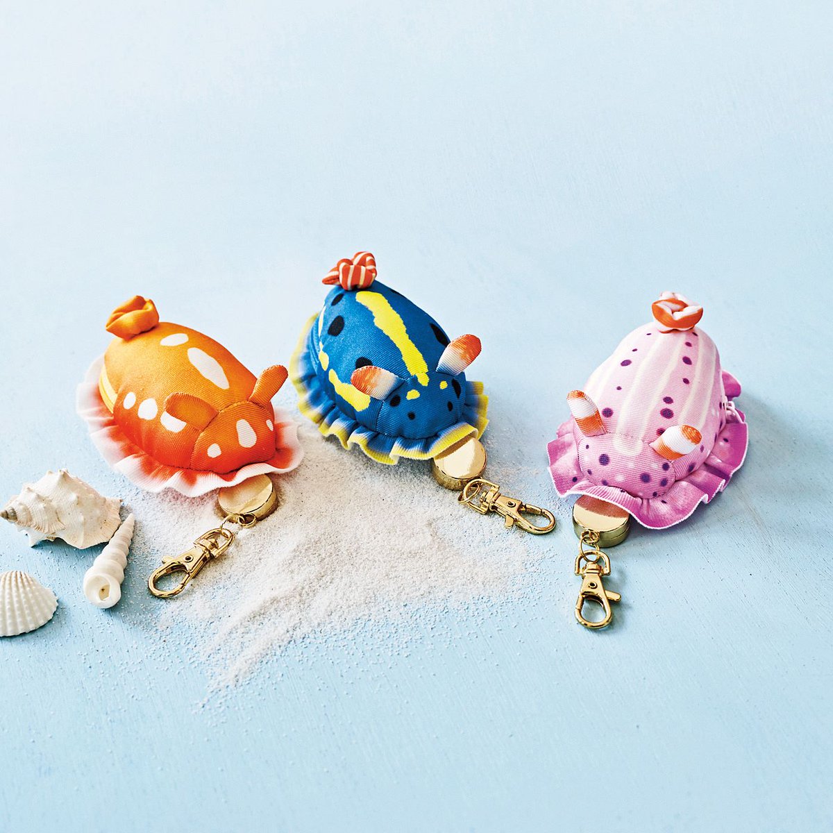 felissimo_int's tweet image. YOU + MORE! × Sea and Kamome Club 

A group of colorful sea slug key pouches that you can go out with anywhere

Learn more to click here ▶️bit.ly/3yq60bu

#felissimo #f_youmore #keypouch #giftidea #japanesegift