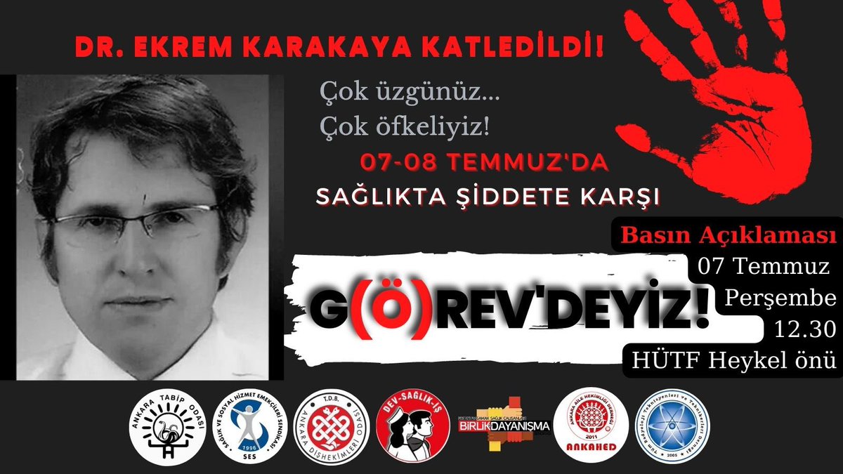 GREVDEYİZ
Şehit değil katledileniz…