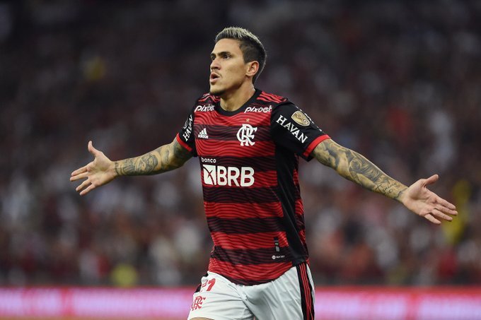 Oliveira32Pablo's tweet photo. 🔴A noite de @Pedro9oficial no Maracanã pela @LibertadoresBR
◉ 20/21 passes certos
◉ 5 finalizações certas
◉ 4 gols (!!!!)
◉ 1 assistência
◉ 1 assistências p/ finaliz
◉ 1 desarme
ℹ️ Nota 10 no Índice #Footstats!!!
Só faltou fazer chover!
📊 @Footstats https://t.co/uehhJwFgHX