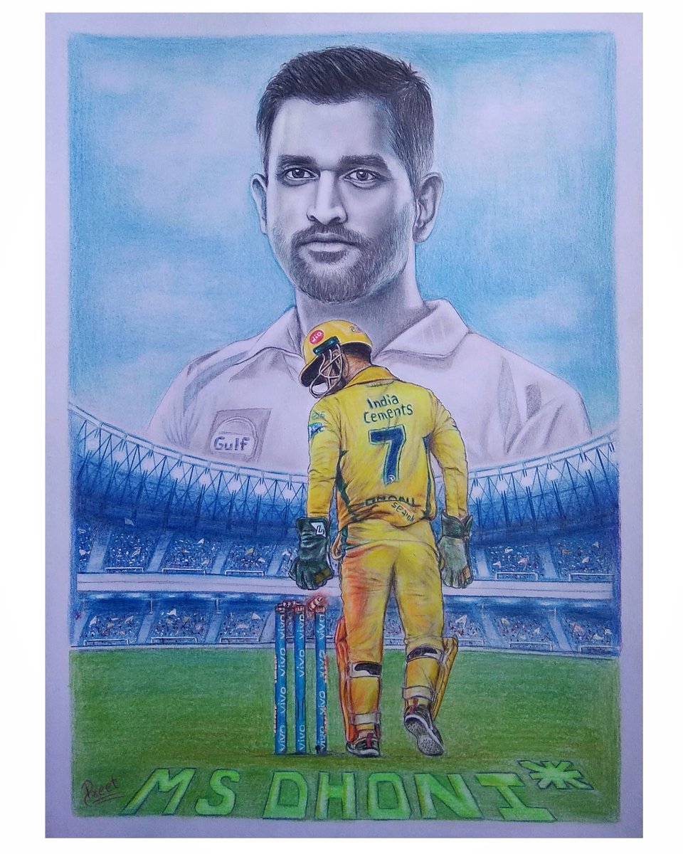 Preetkumar919's tweet photo. Happiest Birthdayππ Our inspirationβ¨, Legend and Captain Cool ππ
Mahendra Singh Dhoni
@msdhoni π
Art by:
@Preetkumar919
#mahendrasinghdhoni #msd #mahi #dhoni #art #artist
#pineartgallery #graphitesketch #graphitedrawing #msdians #dhonifans #msdhoni https://t.co/QTLuSjSfAL