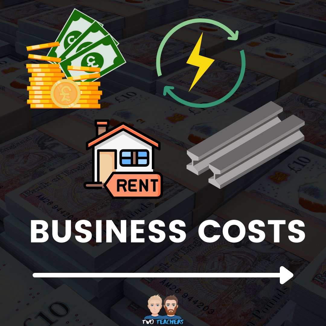 TwoTeachersBiz's tweet photo. The different costs involved in business 💷

If you didn't catch our latest video then give it a watch. It explains these business costs in more detail 👍

Watch here 👉👉 https://t.co/q3ojUW2bsx https://t.co/IBBgQXmdtn