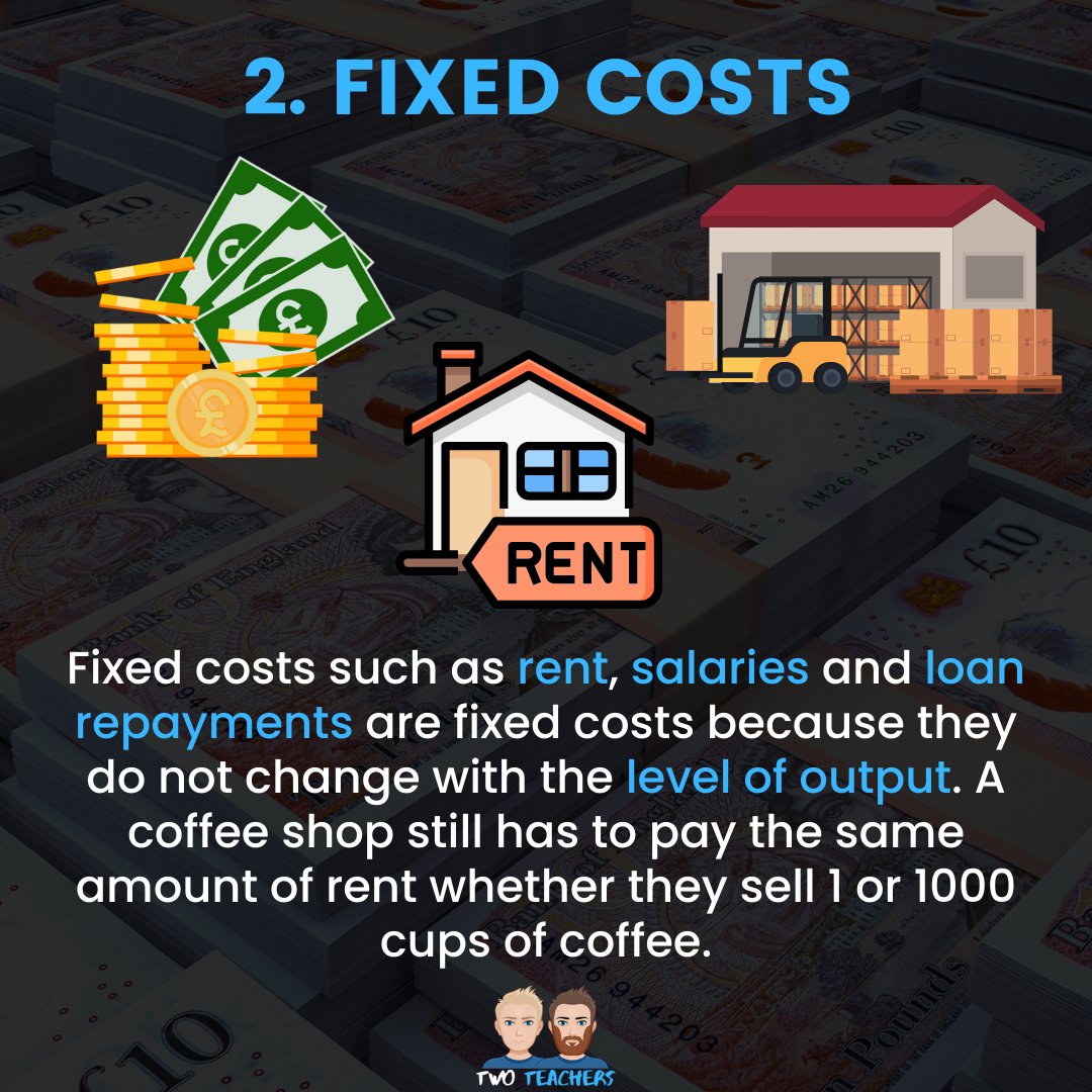TwoTeachersBiz's tweet photo. The different costs involved in business 💷

If you didn't catch our latest video then give it a watch. It explains these business costs in more detail 👍

Watch here 👉👉 https://t.co/q3ojUW2bsx https://t.co/IBBgQXmdtn