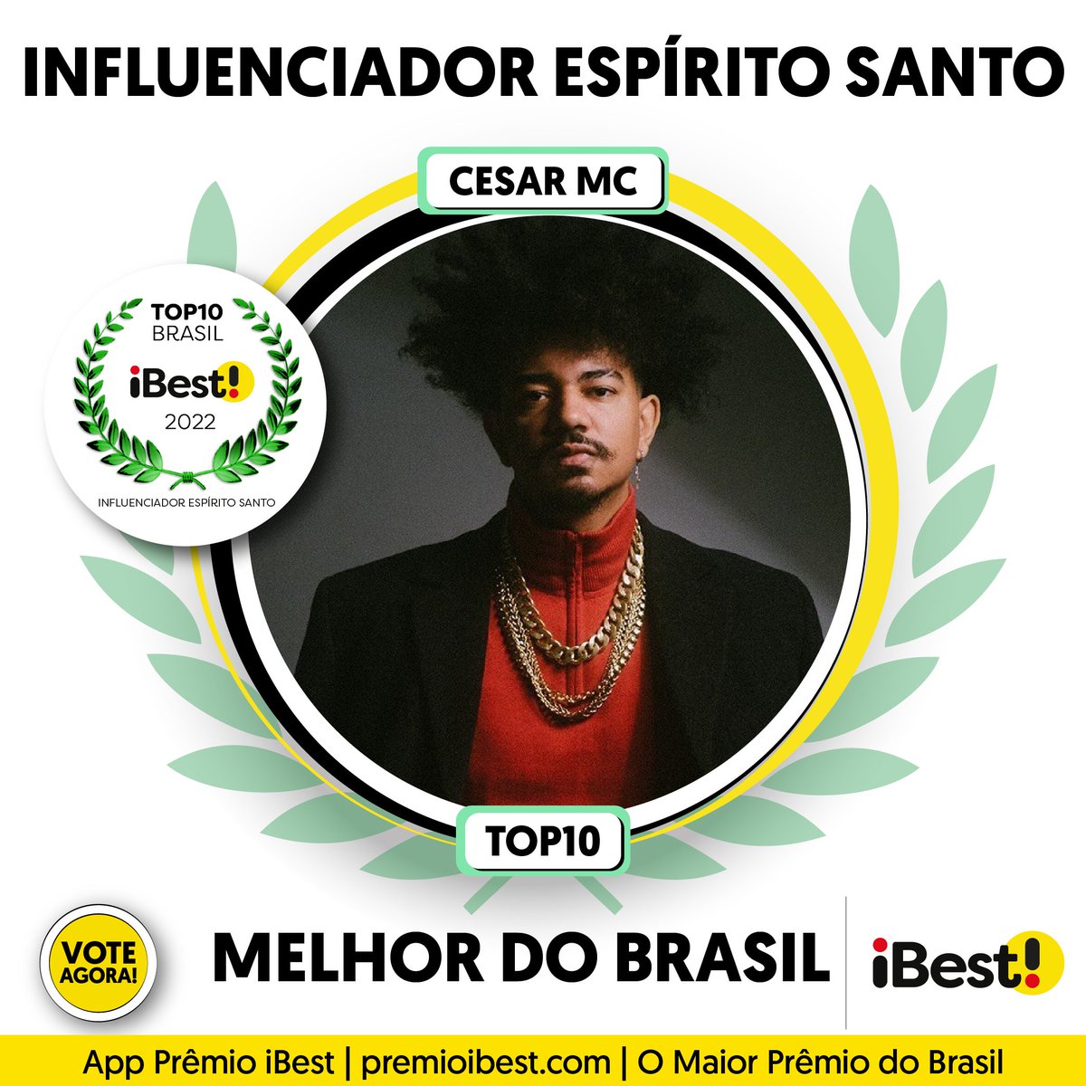 PremioiBest's tweet photo. ✨🏆✨ Parabéns aos 10 maiores do Brasil em 2022 como Influenciador Espírito Santo.
👇😃 Marque para quem vai a sua torcida!
#cesarmc #chaysuede #danielcaon #gabrielgava
iBest - O maior prêmio do Brasil https://t.co/eDcnzbqSCm