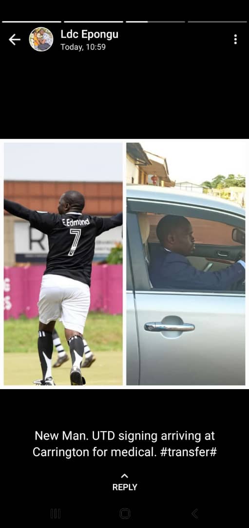 Galaxy is not in contact with man utd over a transfer of E.Edmond.  His arrival at Carrington is only a casual visit.  We know he will complete the season with us.
<a href="/lawyersleagueug/">The ULS Lawyers League</a> <a href="/DejureChiefs/">De Jure CHIEFS</a> <a href="/DLocusts/">Desert Locusts</a> <a href="/kingpinsfc/">KINGPINS F.C</a> <a href="/KarwaniFc/">Karwani FC</a>