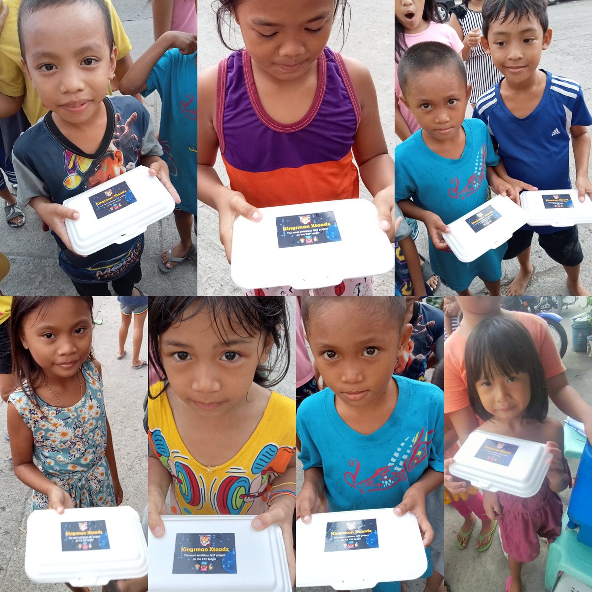 Dianah143's tweet photo. No one has ever become poor by giving,,,
Title : bring out a Child's smile
Giving of spaghetti and bread for 60 childrens.
God is Good ππ
#Nft #Nfts #NFTCommumity
#NFTFam
#NFTCollection #ToadzProject #ToadzFam @KingsmanxToadz
God bless you !!!! https://t.co/m31178eIxX