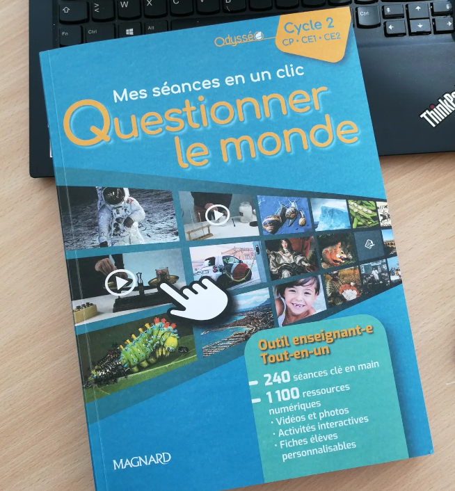 FlorenceMDC's tweet photo. #Nouveauté2022 chez @Magnard_Edu : un outil clé en main pour Questionner le monde au #cycle2🌍🌿(séances pas à pas + banque de 1 100 ressources) ! 
👍pour un équipement d'école
➡️Feuilletage + démo banque de ressources : https://t.co/cBTkFVX38M https://t.co/a69hxAohf3