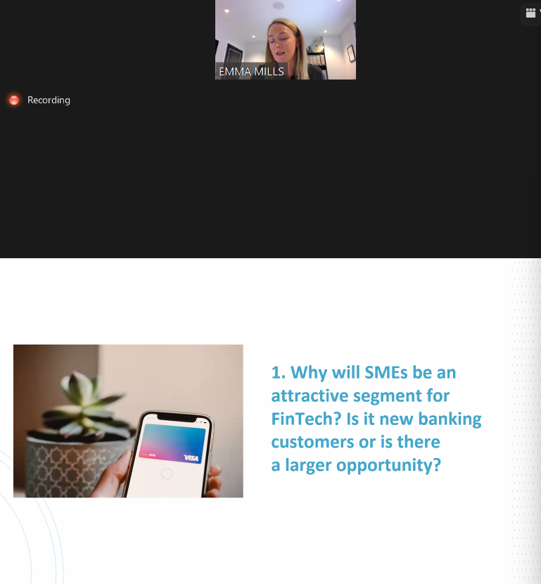 The fourth Money 2030 event is underway! Emma Mills, Vice President of Enterprise and Partnerships at <a href="/Mastercard/">Mastercard</a> kicked off discussions by stating "60% of SMEs report they're using more digital tools now than they were pre-pandemic" #money2030 #embeddedfinance #SMEs