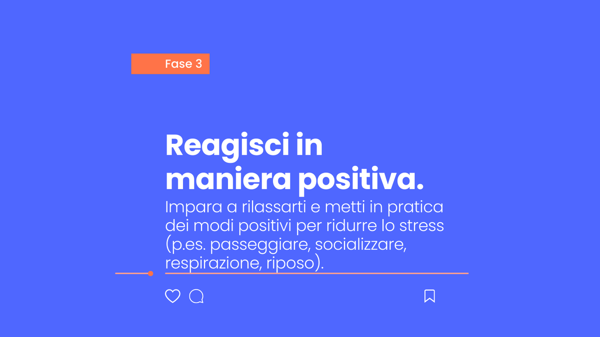 Sharpenup4u's tweet photo. 3 modi per gestire lo #stressdalavoro (ma non solo):

1. Analizza i fattori di #stress: fai un elenco delle situazioni stressanti e di come le affronti. C'è qualcosa che si ripete?

2. Non oltrepassare i limiti: stabilisci delle regole per prevenire lo stress.

1/2 #SharpenUp https://t.co/R64l0gFwwi