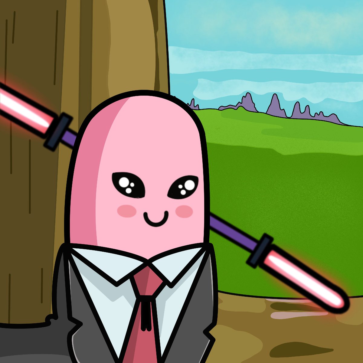 Got my Doublewacky Saber <a href="/WackyWurmz/">Wacky Wurmz | PUBLIC MINT: LIVE</a> with a $1000 Suit 😍

#crofam #WEWACKY <a href="/EbisusBay/">Ebisu's Bay | GameFi - NFT Market - DEX</a>