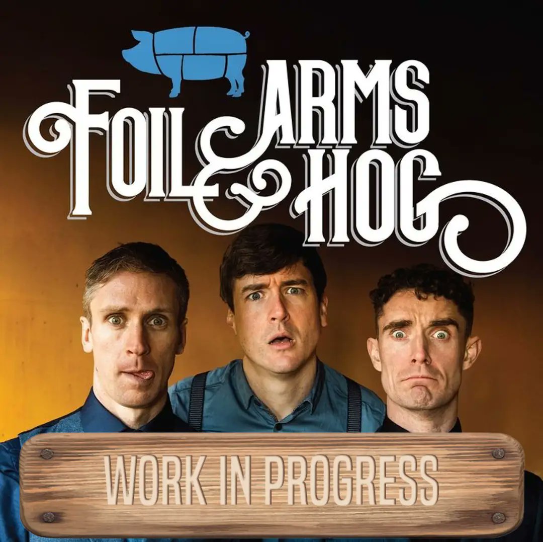 dlrMillTheatre's tweet photo. Beloved comedy trio @FoilArmsAndHog play three dates at the dlr Mill Theatre later this month and tickets are available now! Visit https://t.co/cDVQQvyt6P to grab yours before they run out! https://t.co/FJkTYl44kv