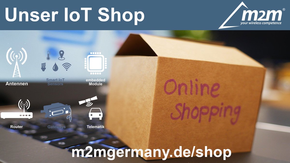 m2mGermany's tweet photo. In unserem IoT Shop findet ihr alles von embedded Modules, über Gateways und Router bis hin zu Produkten mit LoRaWAN-Technologie für euer Unternehmen, eure Smart City – eure IoT Anwendung.

Zum Shop geht’s hier entlang:
https://t.co/lra6kOQJ4a

#b2b #iot #shop #m2mgermany https://t.co/613BMBFkkn