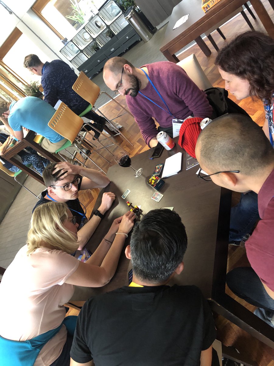 Conference-goers hard at work only at #playlearn202122
