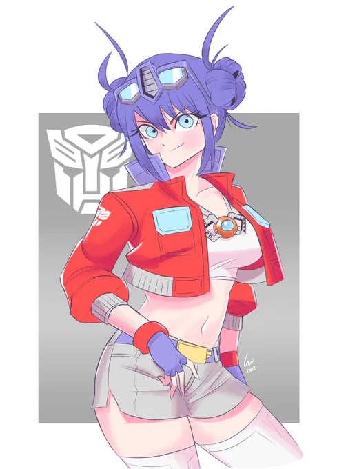 my wife optimus prime... 
