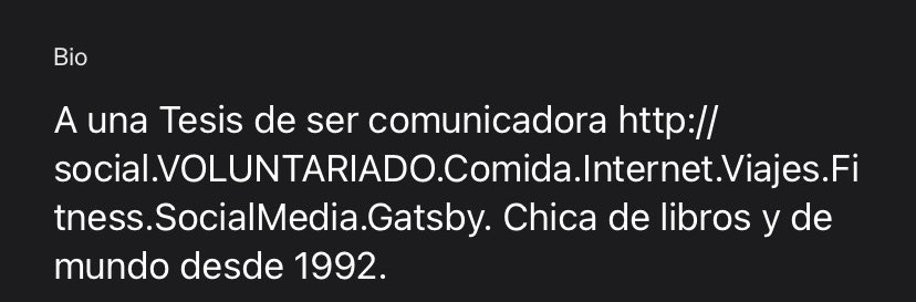 adriborisoy's tweet photo. ¿Qué tan vieja es mi bio de una plataforma que decía "A UNA TESIS de" 🥲 las otras cosas medio que siguen igual ❤️ https://t.co/Jp54DG3aUL