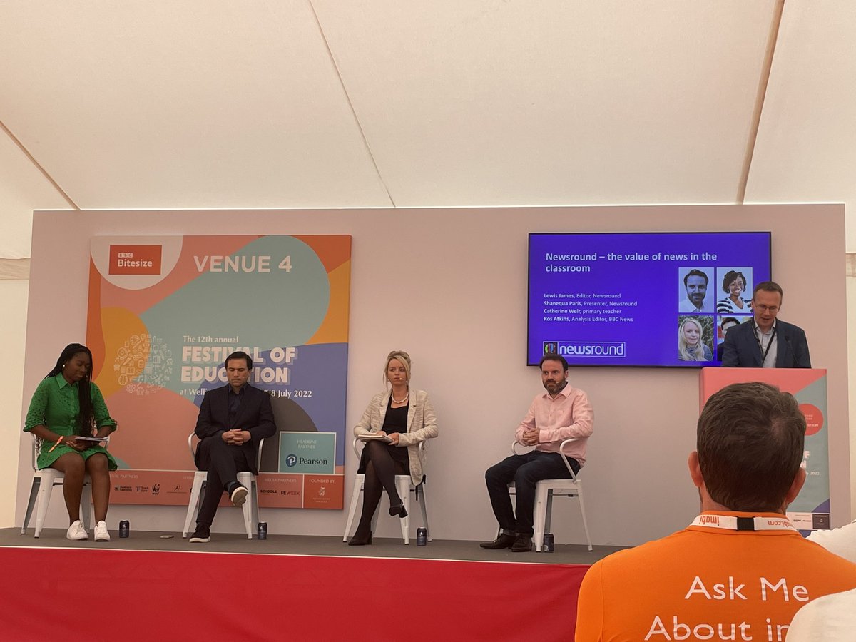 Fair play to <a href="/ShanequaParis/">Shanequa Paris</a> and <a href="/BBCRosAtkins/">Ros Atkins</a> for still being at #edfest22 when it’s not exactly a slow news day!