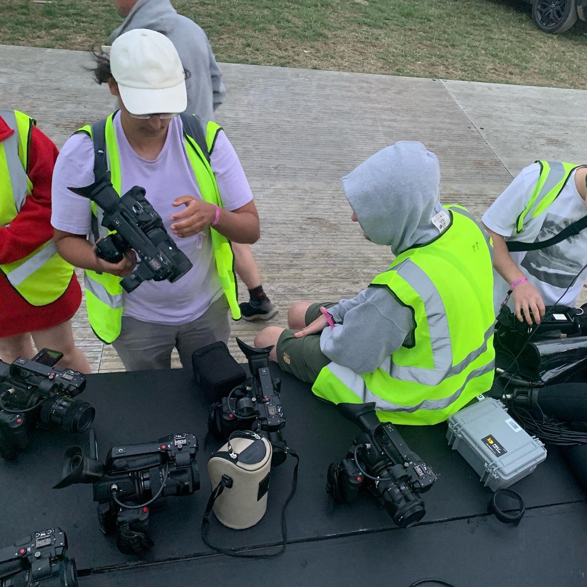 Solent_Prods's tweet image. Yesterday the crew arrived at NASS and had a camera workshop to make sure everyone was ready for the punters to arrive today!