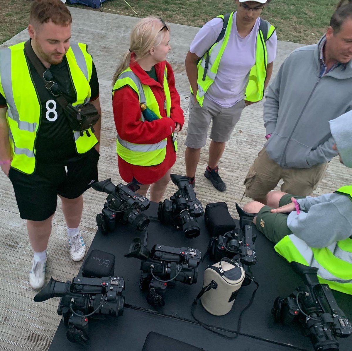 Solent_Prods's tweet image. Yesterday the crew arrived at NASS and had a camera workshop to make sure everyone was ready for the punters to arrive today!