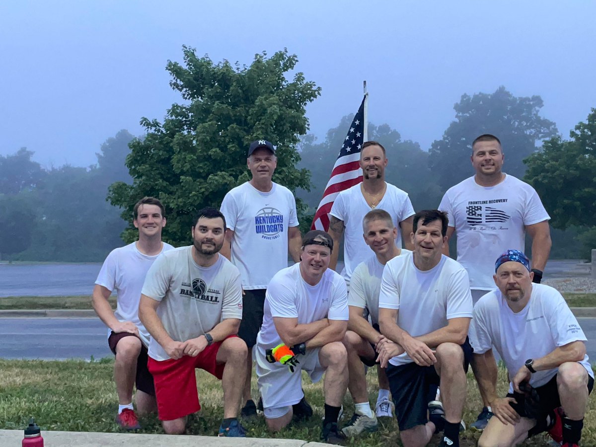 F3Louisville's tweet photo. When a brother is down, we pick him up! The region wore white for #Charolais who is unable to make it to the gloom currently. Hoping for speedy recovery. We love you brother! https://t.co/dfBv5FiZpk