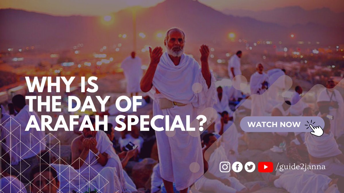 guide2janna's tweet photo. The day of Arafah or Arafat is the greatest day of the entire year in the Islamic calendar! Sacred days really don’t get any bigger than this one. It’s the perfect opportunity to ask for forgiveness for our past sins and earn amazing rewards for ....
https://t.co/adt5Ebf4jg https://t.co/kYXOuujqiW