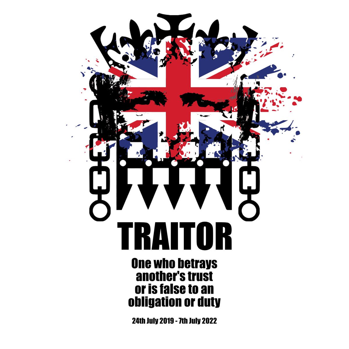 hellfeederband's tweet photo. "One who betrays another's trust or is false to an obligation or duty" Get your commemorative T shirt/mug/badge/sticker now on the Hell Feeder RedBubble shop. https://t.co/SexXvyzItN #hellfeeder #byebyeboris #goodriddance #indarknesswetrust https://t.co/ry04DHLauz