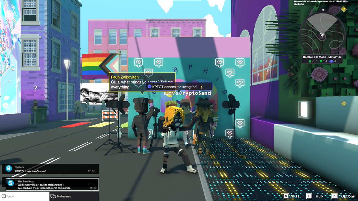 vampireskilla's tweet photo. @TheSandboxGame @METAPRIDELAND I just participated in the #BelongingWeek contest for a chance to win a Progress Flag NFT! Check out my screenshot below!
👇 https://t.co/6ryWLMpz8M