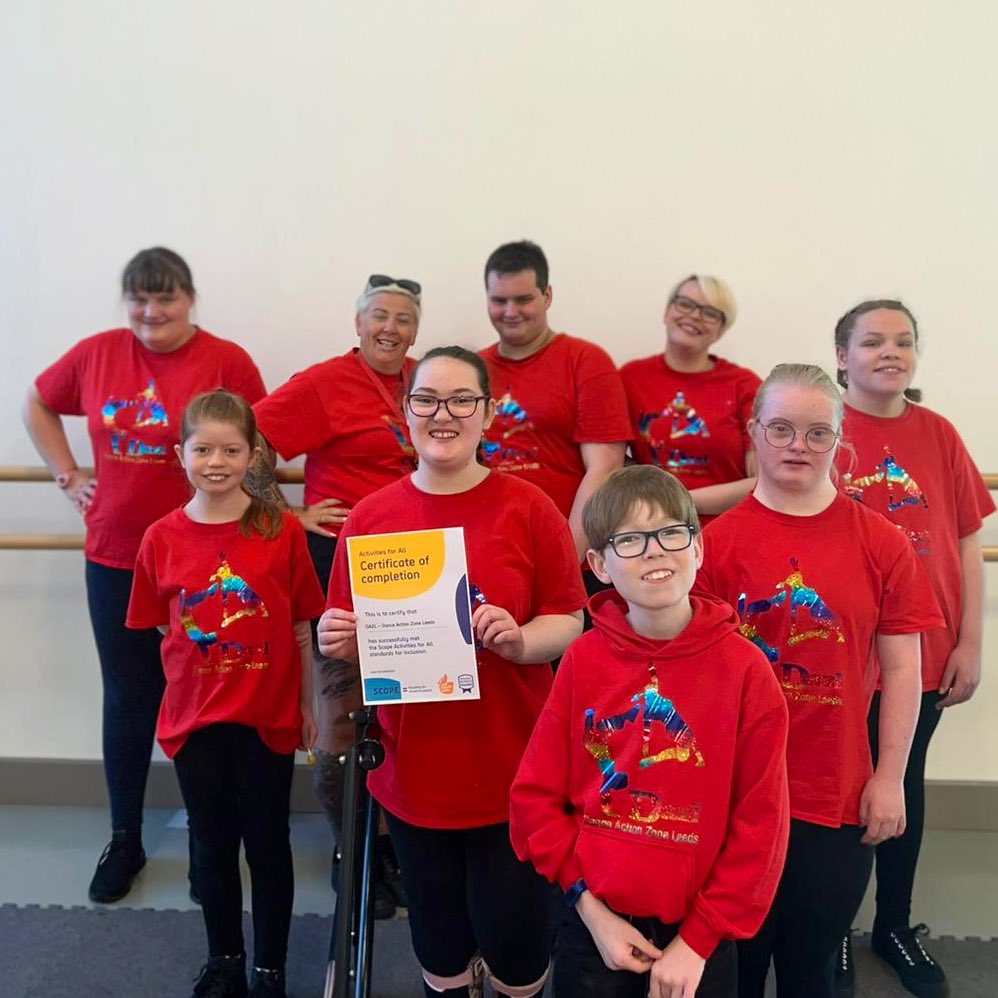 dazldance's tweet photo. Today we are sharing and celebrating our Bronze SCOPE @ActivitiesLeeds it’s a perfect day to share while they perform @BalletLearning @northernballet #Expressions22 @Child_Leeds https://t.co/4i4fr9YHJL