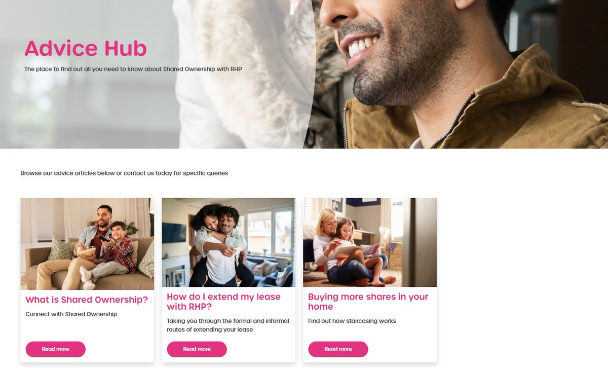 #ThursdayThoughts aplenty via our new 'Advice Hub' page, have you checked it out yet? 
From finding out how to buy more shares in your home through to being able to view what a homeowner guide looks like, check out your one stop Shared Ownership shop here➜connectwithhome.co.uk/advice-hub