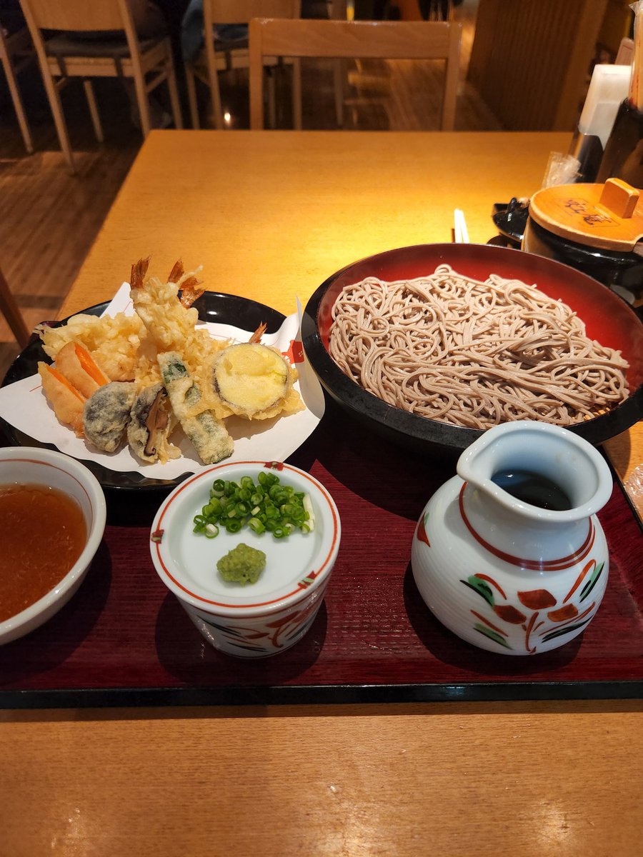 ひさっかぶいの #そば茶屋 でした🍵つけものからお茶まで美味しくて和む～♨️