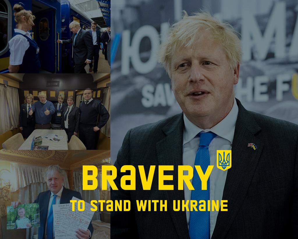 PianoInTheBush's tweet photo. Thank you @BorisJohnson for being #1 ally of #Ukraine and a true friend of the railway! The #ironpeople of @Ukrzaliznytsia will always consider it an honour to have you on board!
#Johnson #UkraineRussiaWar https://t.co/LgyVCMBxJc
