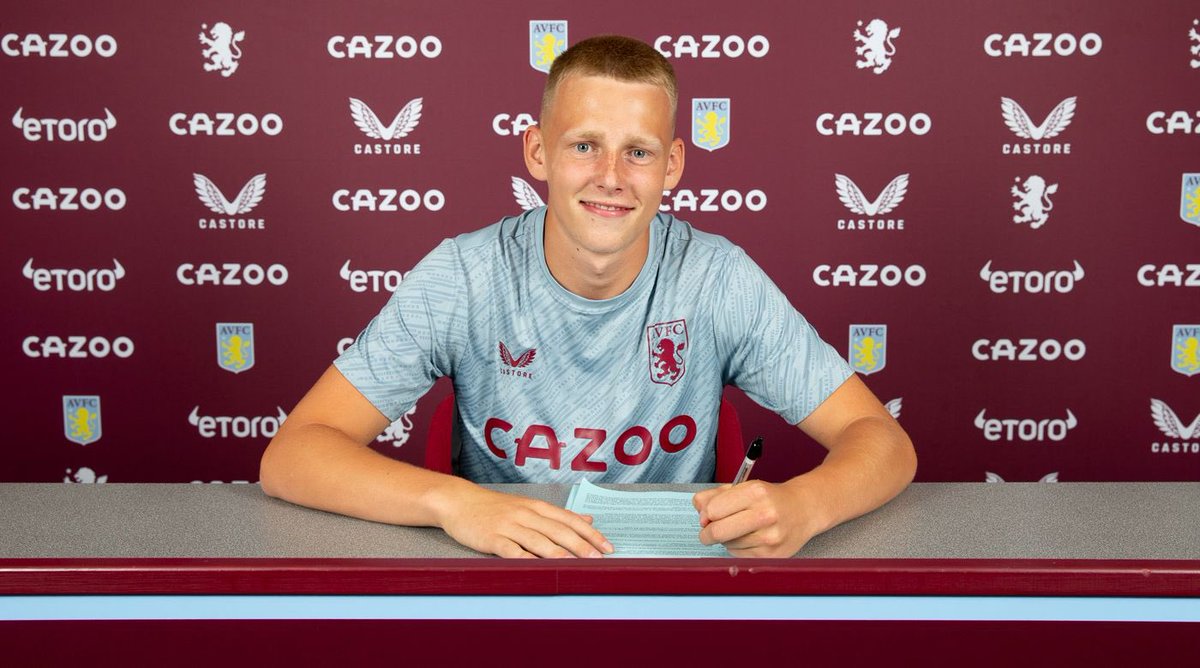 academyavfc's tweet photo. Aston Villa have announced a number of youth players have signed their first professional contracts with the club.

Congratulations to Kyrie Pierre, Frankie Ealing, Taylor-Jay Hart, Finley Munroe, Jayden Barber, Teddy Rowe and James Wright. 👏 #avfc https://t.co/iDpNgiLo8i