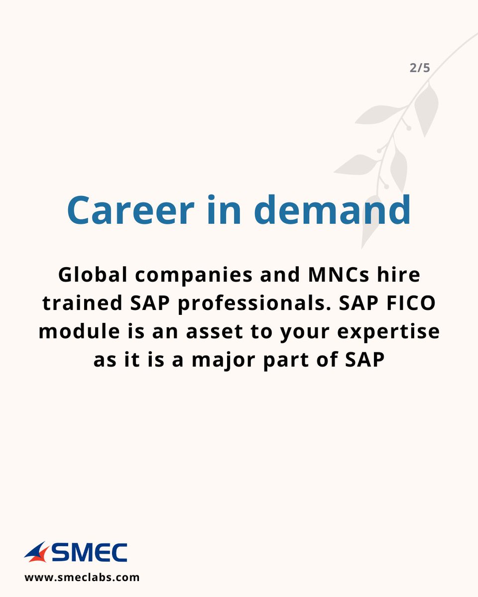 SMEClabs's tweet photo. Build your career in SAP FICO!
#smeclabs #smectechnologies #sapcoursesonline #saponlinetraining #sapcourse #sapfico #sapficojobs #sapficotraining #keralajobs #kochi #kochidiaries #joborientedtraining #accountinglife #accountingcoach #joboriented https://t.co/txApYwD97o