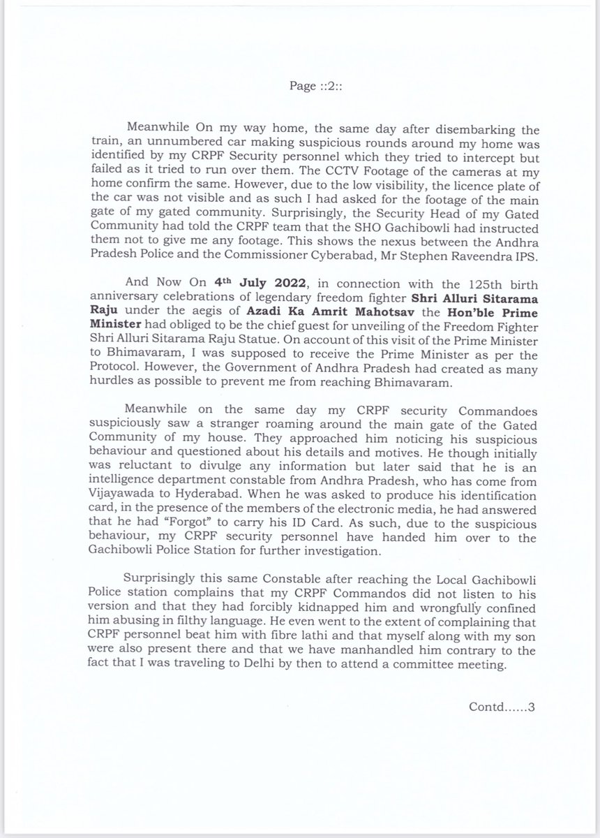 K Raghu Rama Krishna Raju (RRR) tweet media