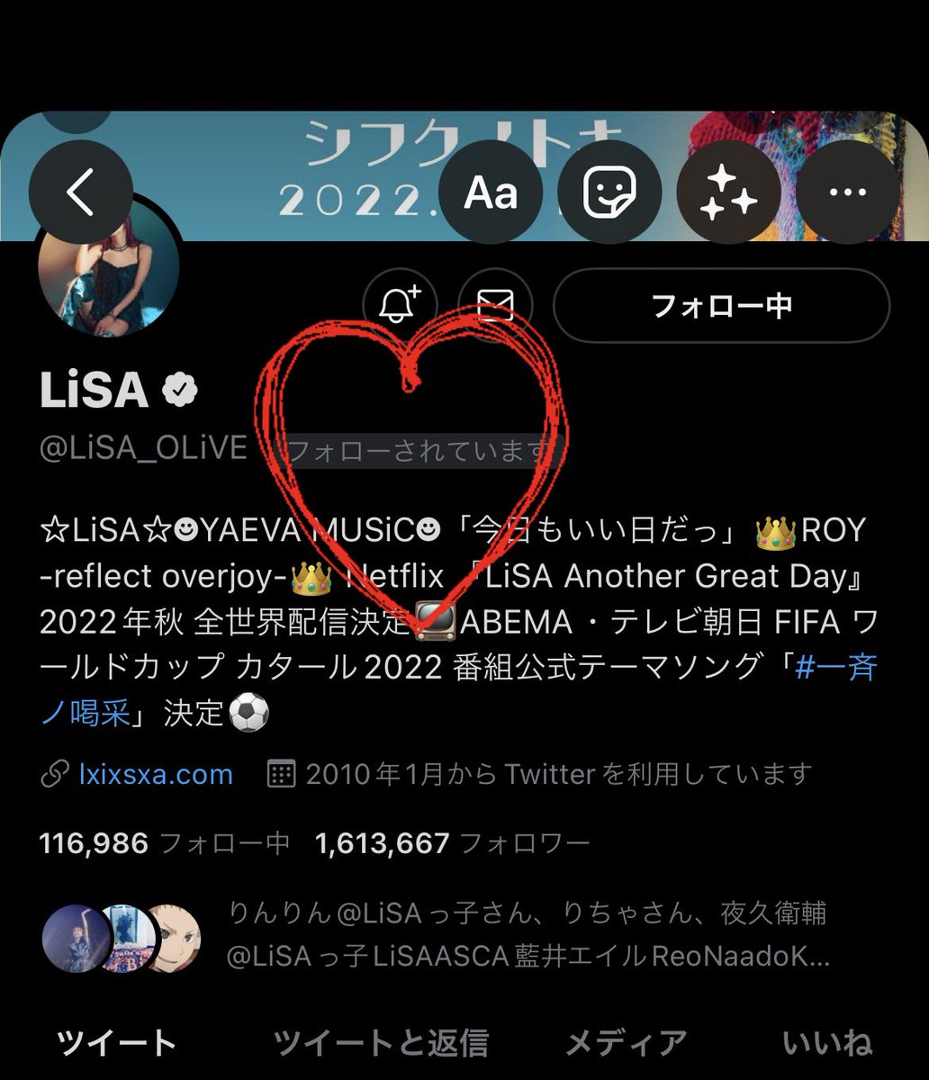 夏樹@LiSAっ子 tweet media