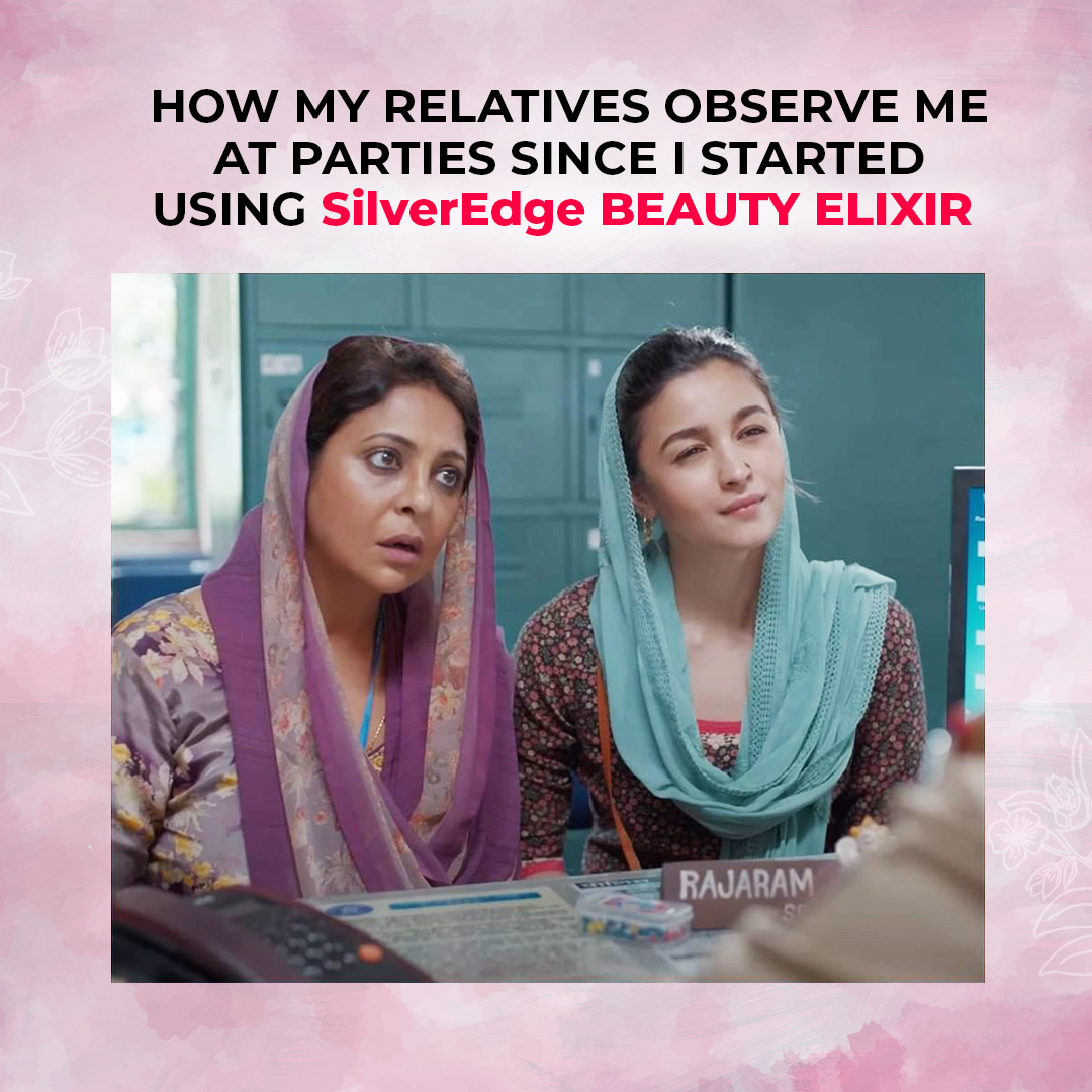 getsilveredge's tweet photo. DARLINGS, don't be jealous 😉
#getsilveredge #silveredgeindia #beautyelixir #glowinggracefully #nutraceuticals #skincare #momentmarketing https://t.co/aQaaRU0yZw