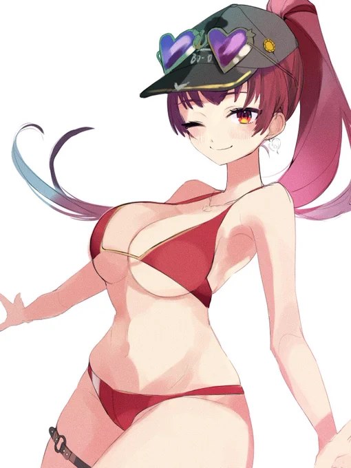 ラフでは着てなかった 