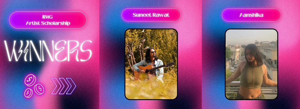 theiimguild's tweet photo. 📢ANNOUNCEMENT:

IIMG is proud to announce the approval of the Artist Scholarship Program for TWO indie artists from India!😍🎉

https://t.co/Md17Auxeav

Congratulations to the winners!🏆
• Suneet Rawat (https://t.co/HabKCrcvXe)
• Aanshika (https://t.co/kFa0XmUBXu)

#IIMG https://t.co/MJF9ssxkIa
