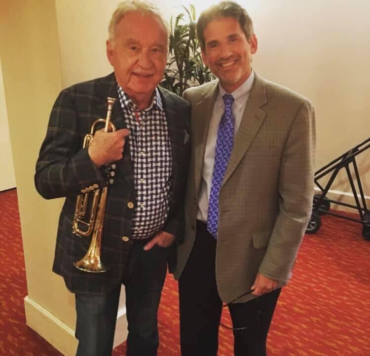 fantle's tweet photo. Happy 95th birthday to the ageless trumpeter Doc Severinson. Photos taken 40 years apart. @GoldenRageofTV1 @classic_film @AntennaTV @TVCollectibles @SilverAgeTV #DocSeverinson https://t.co/e6PyAgeCJ6