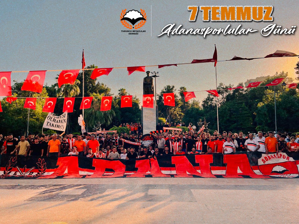 7 Temmuz #AdanasporlularGünü kutlu olsun!

#AdanasporBizimdir