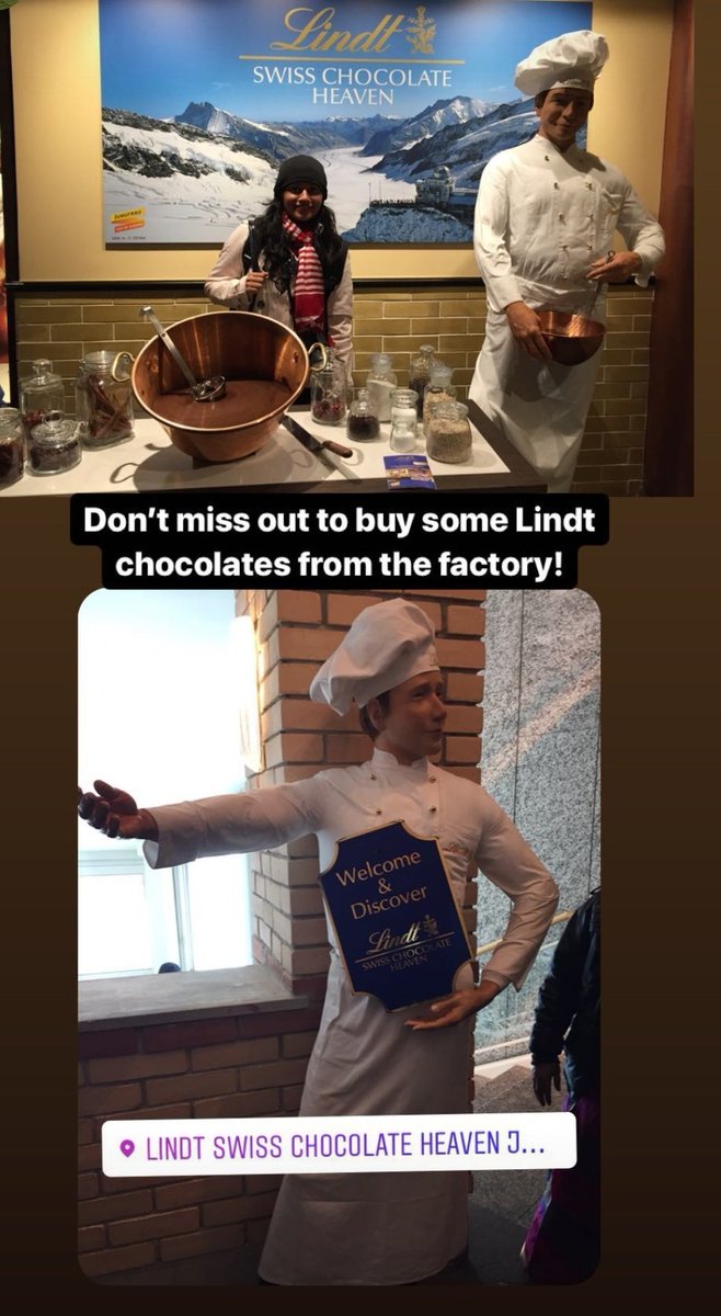 wanderlustsis2's tweet photo. Happy #WorldChocolateDay from our favourite Lindt factory at Switzerland ❤️❤️
#WorldChocolateDay #Lindt #Chocolates #Switzerland #travel #flashback2017 @newlyswissed @MySwitzerland_e https://t.co/uY1NXdDxeq