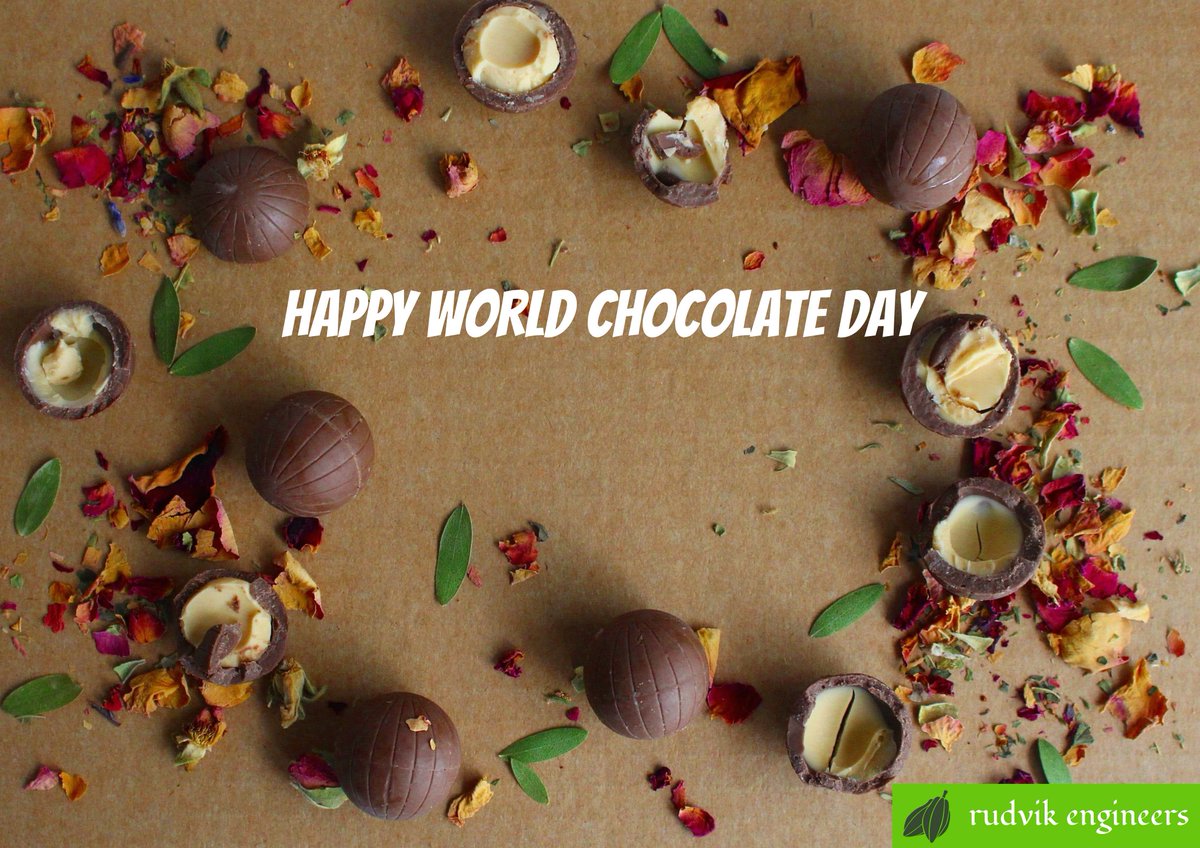 RudvikE's tweet photo. Happy world chocolate day. #ChocolateDay #chocolateconsultant #chocolatemachine https://t.co/VV3lm0qbQI