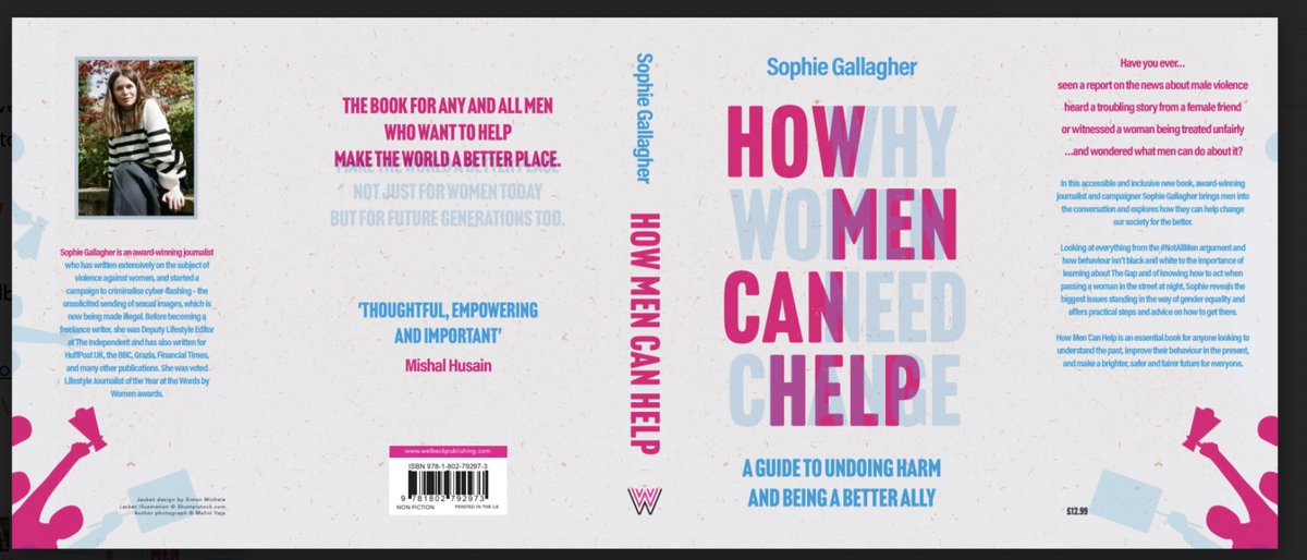 SCFGallagher's tweet photo. 1/ It's my book birthday!📣Today #HowMenCanHelp is released into the world. It's about changing the narrative around violence against women. Why it is crucial we no longer continue down the same path if we actually want change. Surreal but exciting @welbeckpublish @FelicityBryan https://t.co/su0b4LuxIN