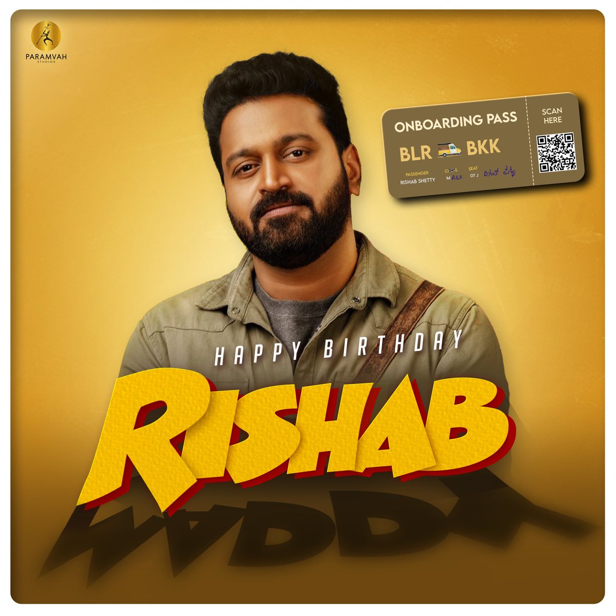 Wishing you a happy birthday Rishab sir… Can’t wait to “Party” with you…⁦⁦@shetty_rishab⁩