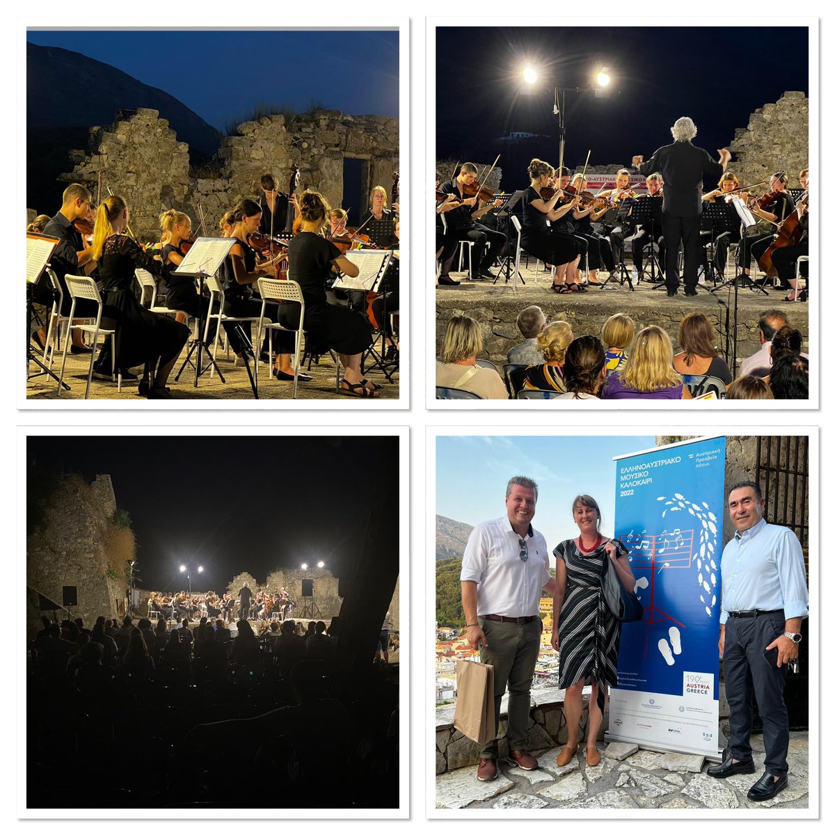 Martina_hermann's tweet photo. Thank you to the Major of Parga, Epirus for the great hospitality to host the #AGMS2022 in the castle overlooking the Ionian Sea! Music schools of #LowerAustria and #Epirus started their collaboration this year and it looks like it will continue! https://t.co/Co6AAQgDST